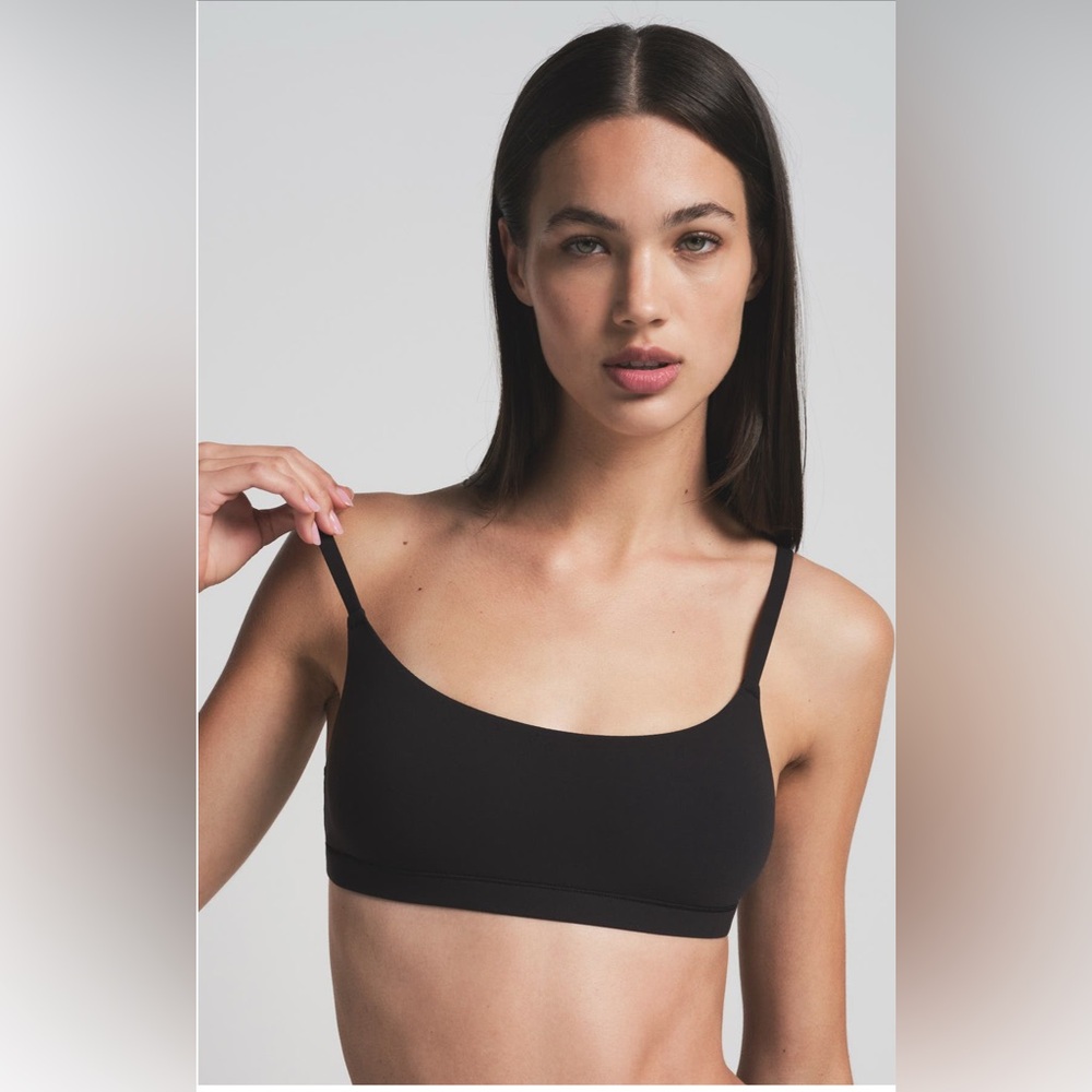 SKIMS Black Stretch Bralette